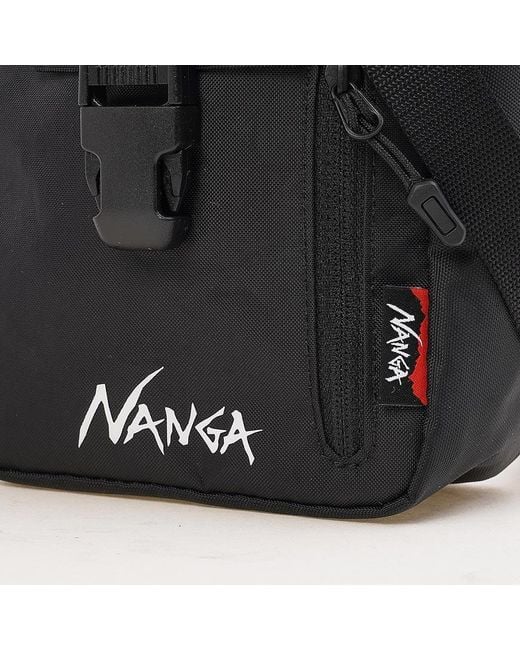 NANGA Black Ur Shoulder Bag for men