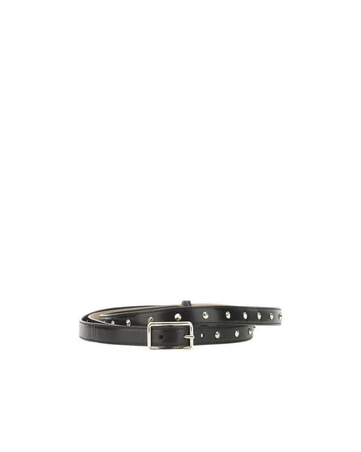 McQueen White Double Strap Belt