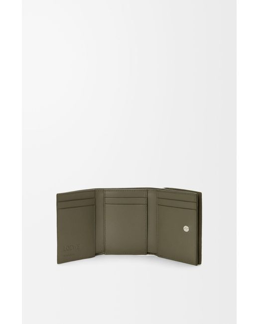 Loewe Green Trifold Wallet for men