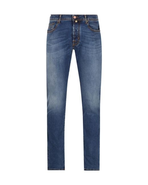 Jacob Cohen Blue Slim-Fit Jeans for men