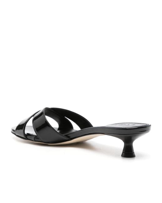 Aeyde Black Stina Leather Mules