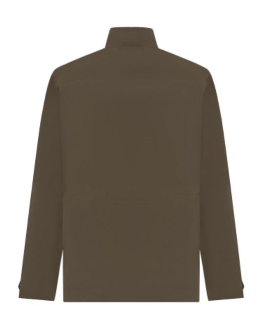 Herno Green Four-Pocket Zipped Jacket for men