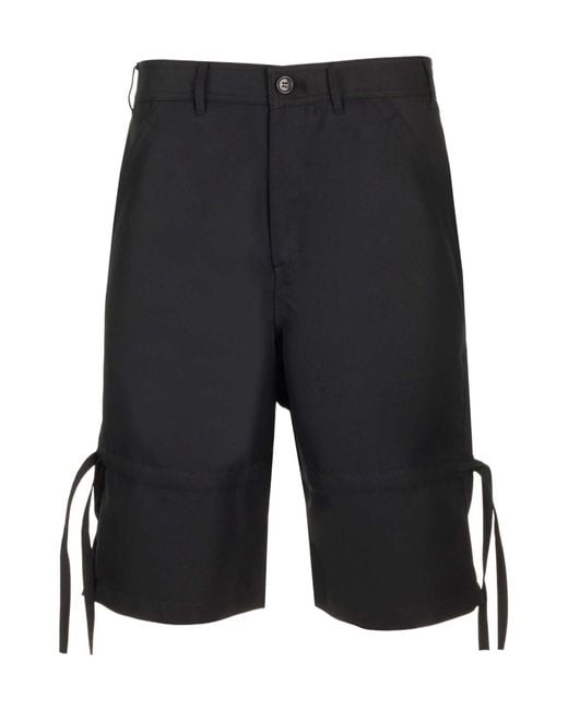 Comme des Garçons Black Comme Des Garçons Shirt Zip-Off Bermuda Shorts for men