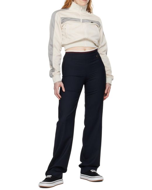 Ambush White Turtle Neck Logo Jacket