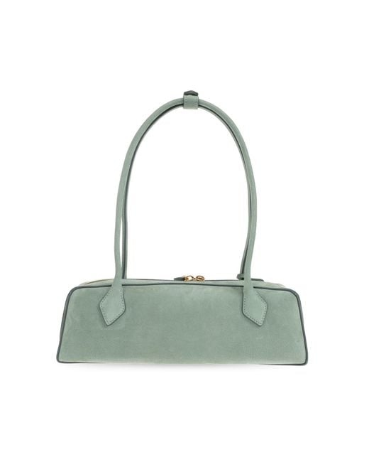 Alaïa Green Zipper Tote Bag