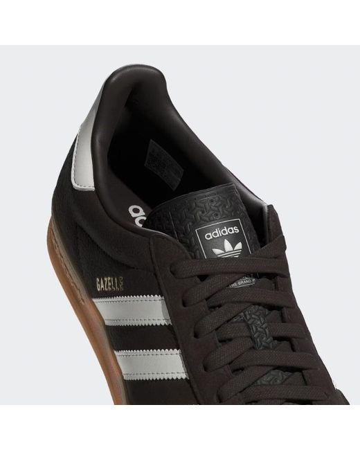 Adidas Black Originals Gazelle Indoor Shoes for men