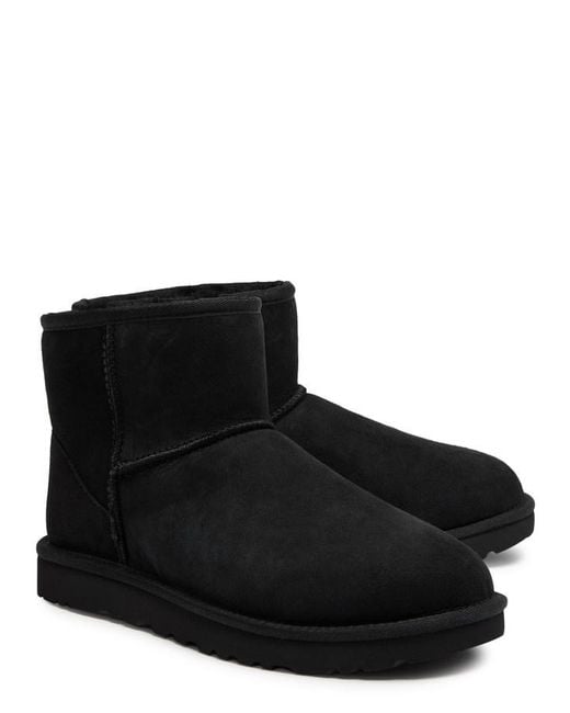 Ugg Black Classic Mini Ii Suede Boots