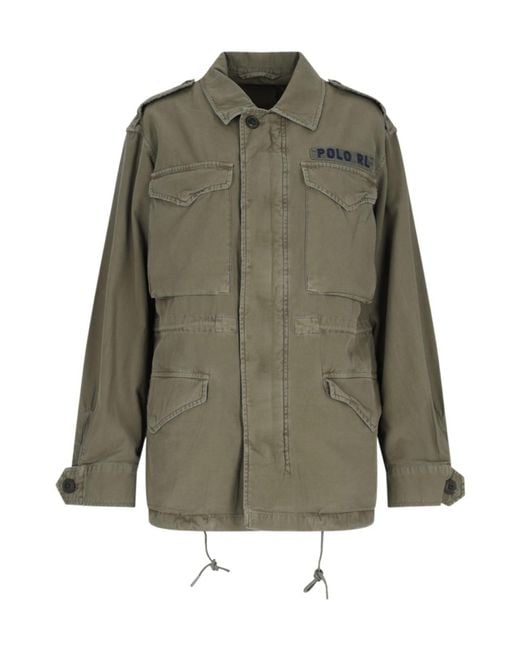 Polo Ralph Lauren Green Twill Field Jacket