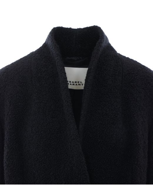 Isabel Marant Blue Double-Breasted Syndra Jacket