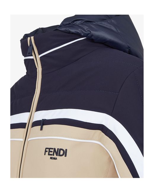 Fendi Blue Tech Fabric Jacket