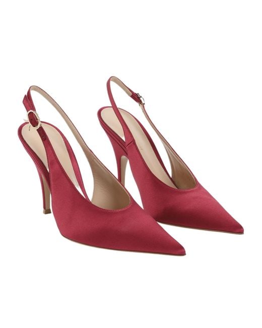 Gianvito Rossi Pink Pointed-Toe High-Heeled Sandals