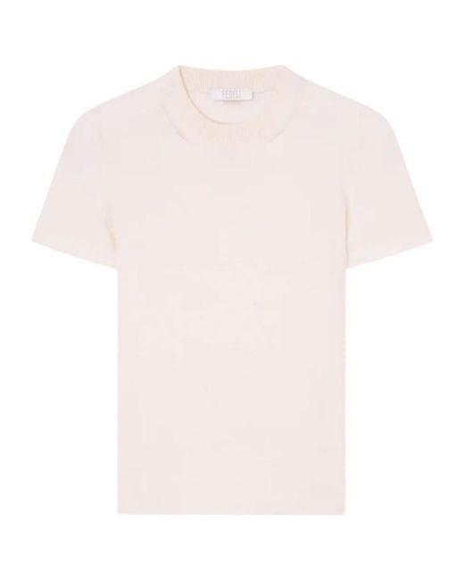 Fedeli Pink Fine-Knit Jumper