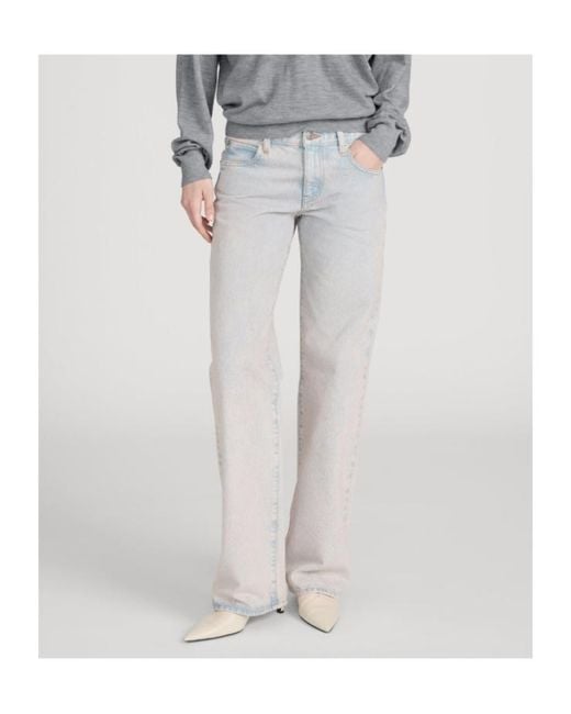 FRAME Gray Belt Loop Jeans