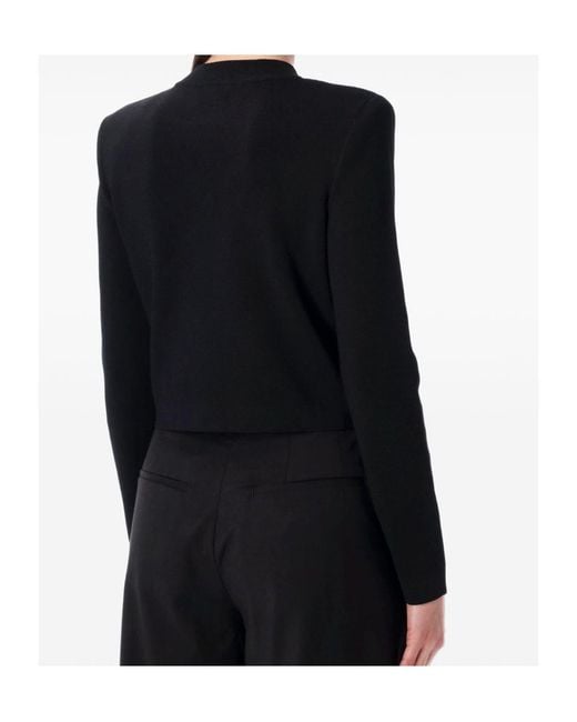 Balmain Black Button-Embellished Cardigan