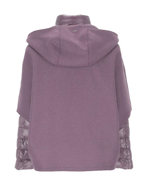 Herno Purple Double Layered Down Jacket