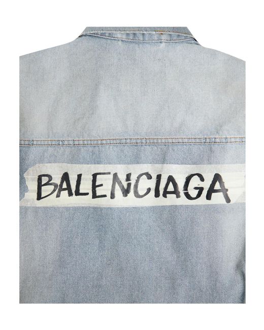 Balenciaga Blue Denim Jacket