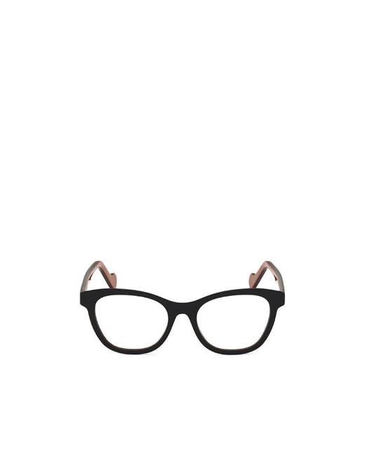 Moncler White Eyewear Cat-Eye Glasses