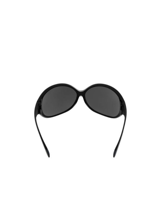 Balenciaga Black Eyewear Phantom Round Sunglasses
