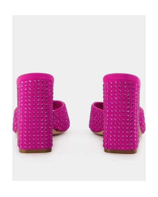 Paris Texas Pink Logo High-Heeled Sandals