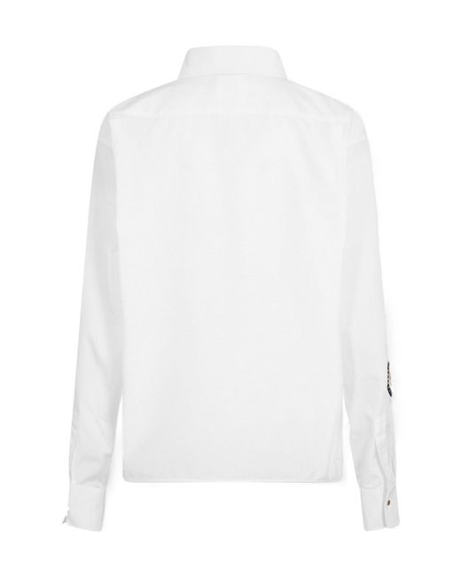 Max Mara White Long-Sleeved Shirt