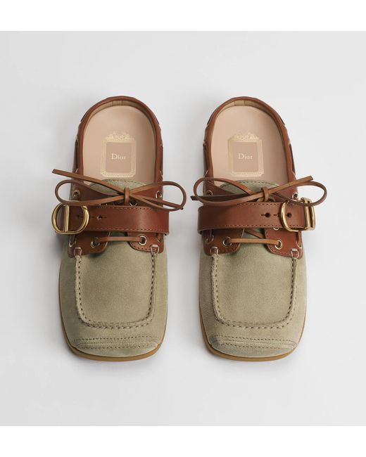 Dior Brown Voile Mule