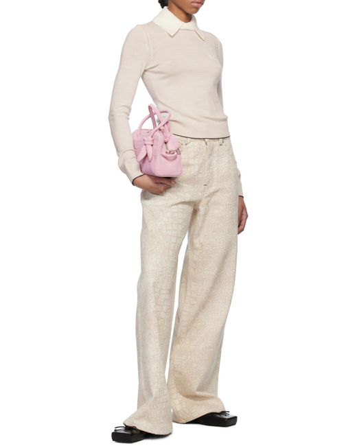 Jacquemus Pink The Small Turismo Soft Bowling Bag