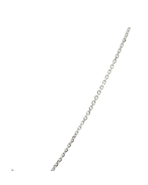 Ferragamo White Ferragamo Iconic Gancini Necklace