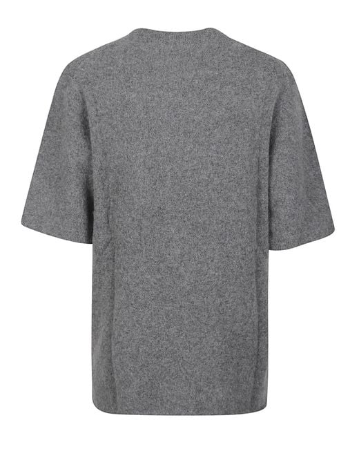Loulou de Saison Gray Raven Crewneck Knitwear