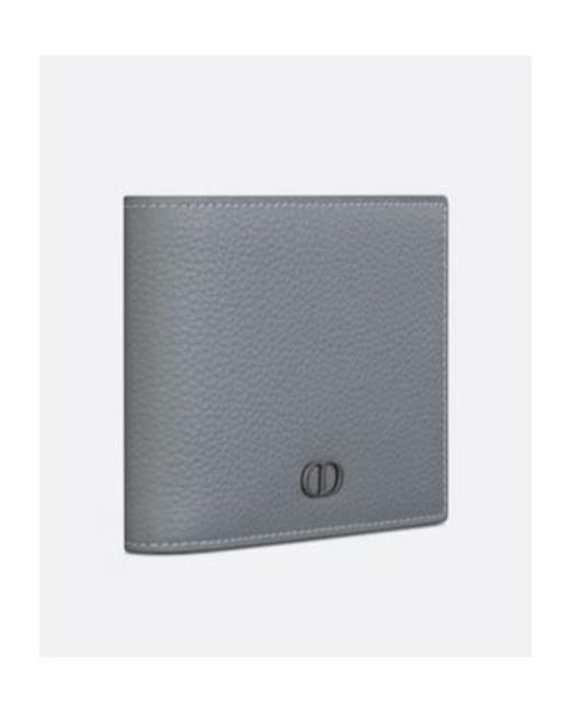 Dior Gray Cd Icon Bifold Wallet for men