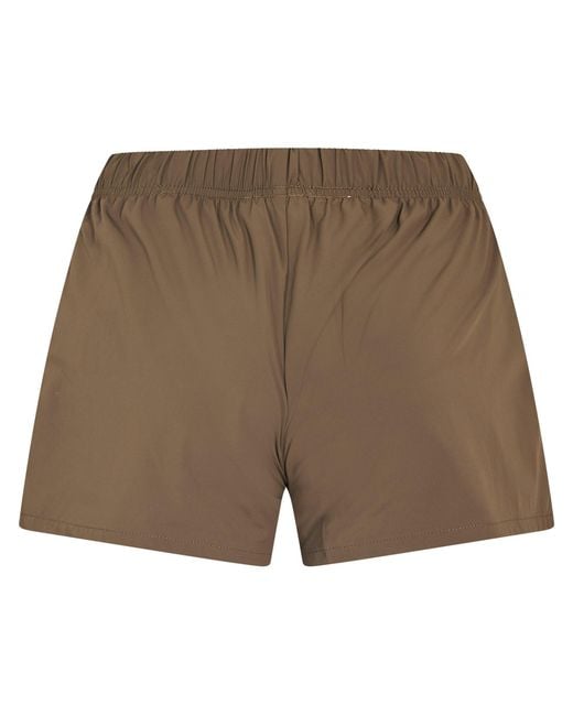 Fear Of God Brown Logo-Detail Shorts