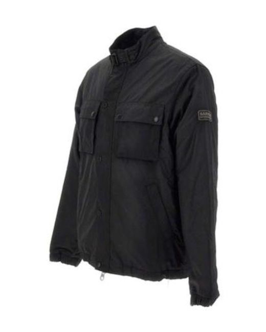 Barbour Blue Buttoned Long-Sleeved Jacket for men