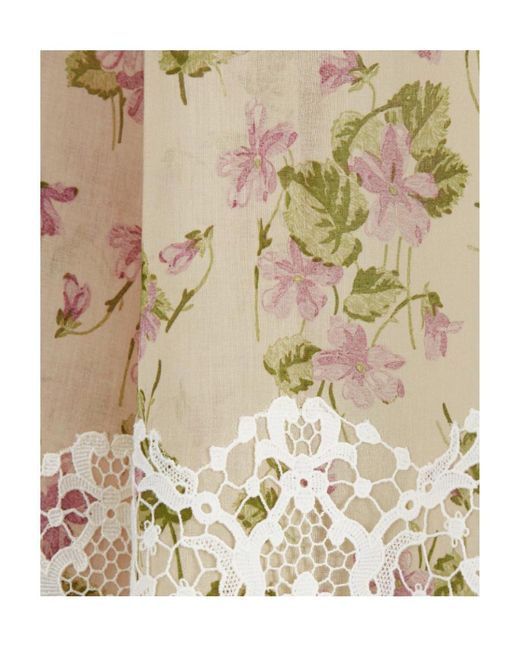 Dior Natural Mid-Length Skirt