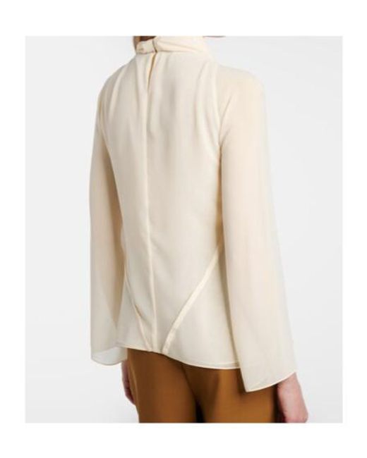 Altuzarra White Cara Draped Top