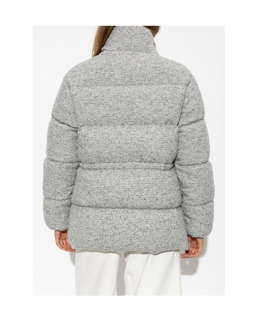 Moncler Gray Diaphanes Textured Down Jacket