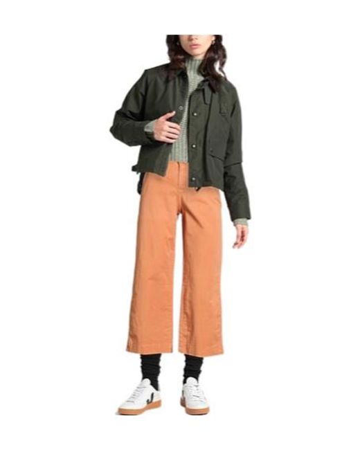 Max Mara Orange Simple Cargo Pants