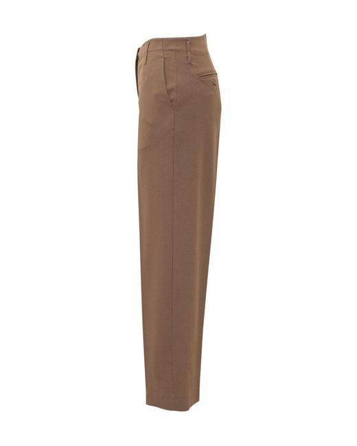 Semicouture Brown Shelby Trousers