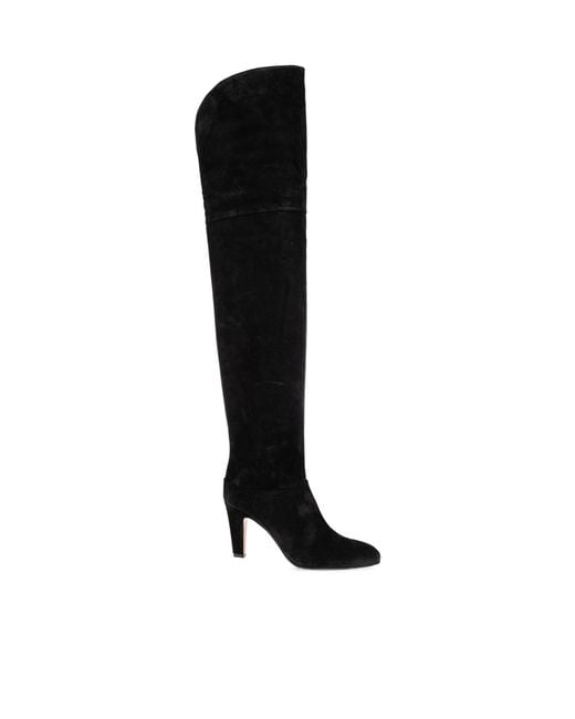 Chloé Black Chloé Eve Knee-High Heeled Boots