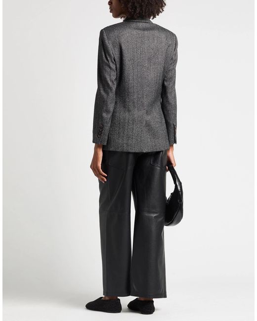 Brunello Cucinelli Black Double-Breasted Suit