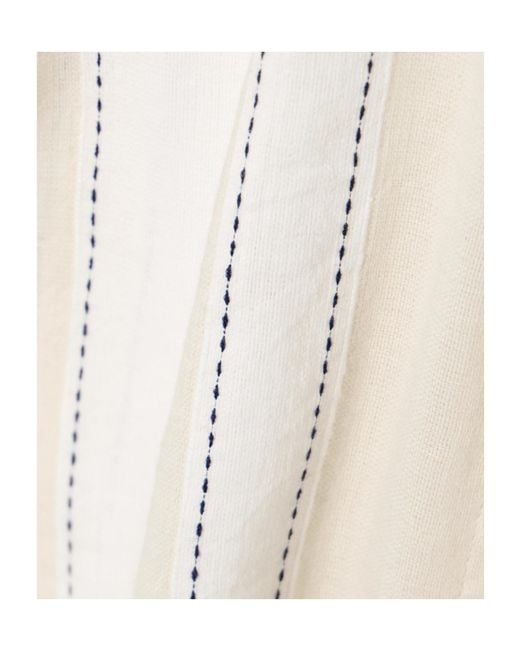 Lemlem White Striped Cotton-Blend Shirt