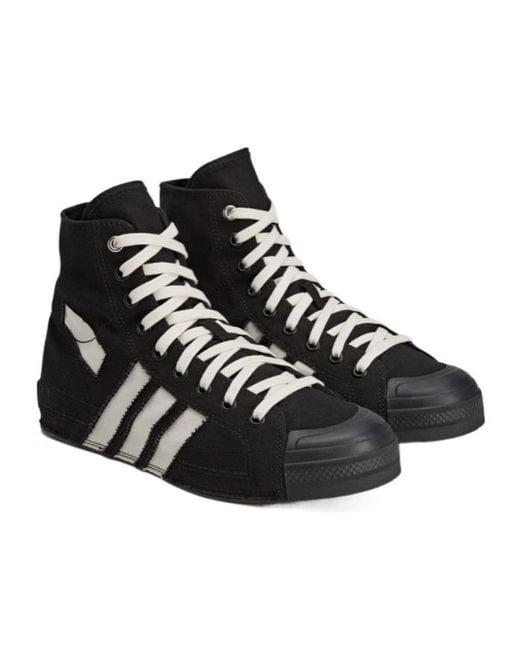 Y-3 Black Nizza Sneakers for men