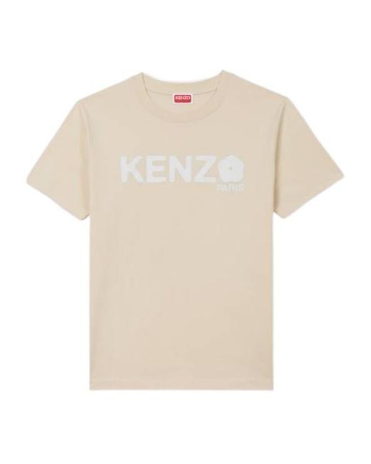KENZO Natural Boke Flower 2.0 Printed Crewneck T-Shirt