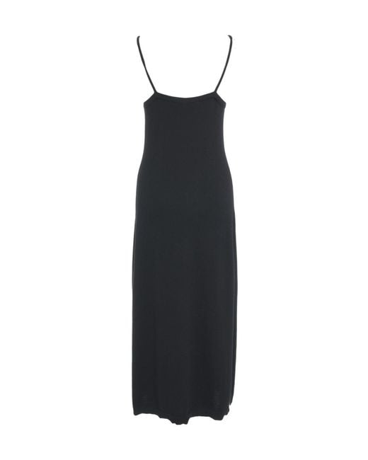 Lisa Yang Black Shoulder Strap Dress