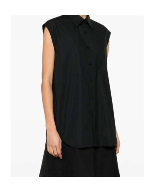 Moschino Black Poplin Shirt