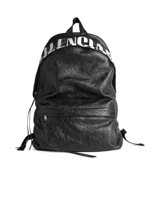 Balenciaga Black Editor Backpack for men