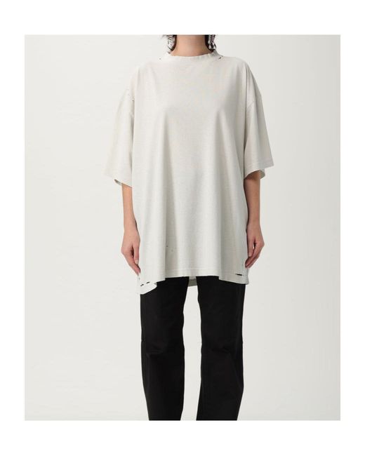Balenciaga Gray Vintage Oversized T-Shirt