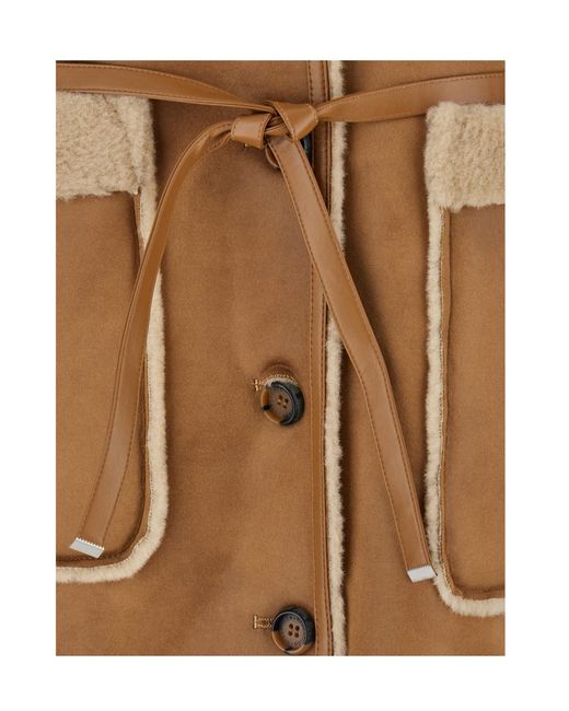 Urbancode Brown Belted Waistcoat