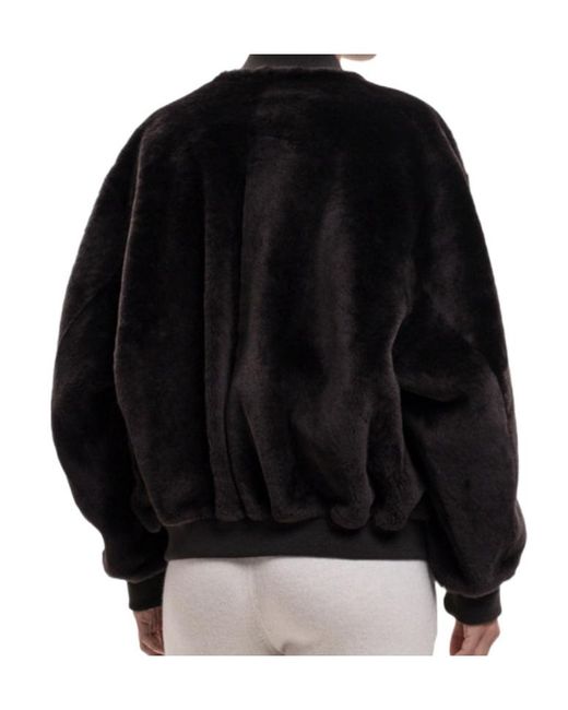 Simonetta Ravizza Black Zip-Up Bomber Jacket