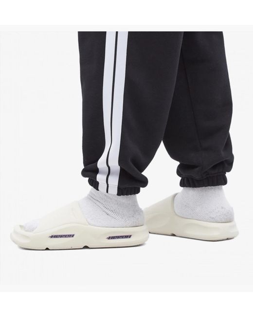 Heron Preston White Square Toe Slip-On Slides