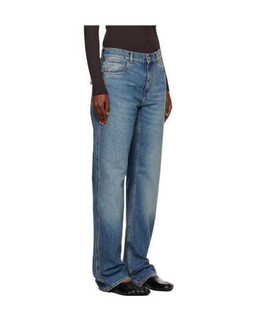 Coperni Blue Logo-Detail Jeans