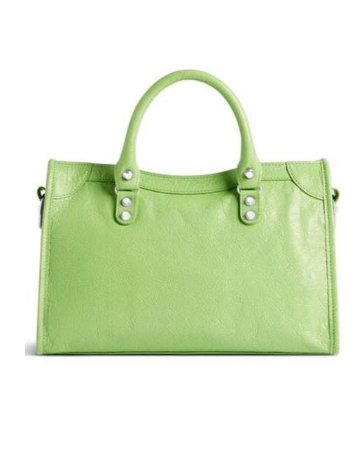 Balenciaga Green Le City Bag Small